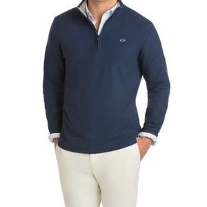 Blue vineyard vines quarter zip